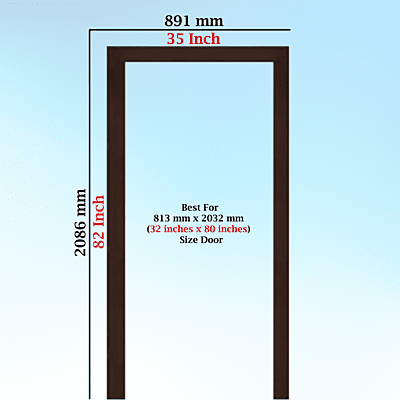 PerfectFit Guest Room Door Frame Solutions (4 X 2.5 Inch) Single Patam / Step / Beam PerfectFit Guest Room Door Frame Solutions (4 X 2.5 Inch) Single Patam / Step / Beam