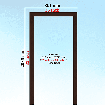 PerfectFit Bedroom Door Frame Solutions (5 X 2.5 Inch) Single Patam / Step / Beam PerfectFit Bedroom Door Frame Solutions (5 X 2.5 Inch) Single Patam / Step / Beam