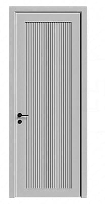 Contemporary HDHMR Fluted Door with Deco Paint Finish Contemporary HDHMR Fluted Door with Deco Paint Finish