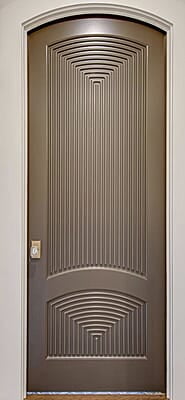 Elegant HDHMR Fluted Door with Deco Paint Elegant HDHMR Fluted Door with Deco Paint