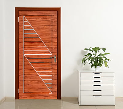 2D Solid WPC Bathroom Door SB2DD1018 2D Solid WPC Bathroom Door SB2DD1018